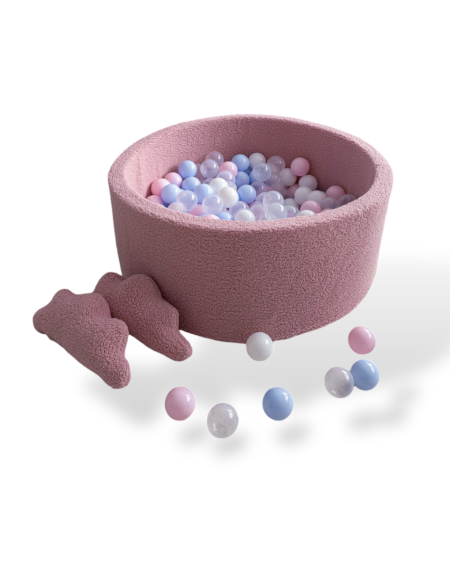 Сухий басейн з хутра Teddy Pink